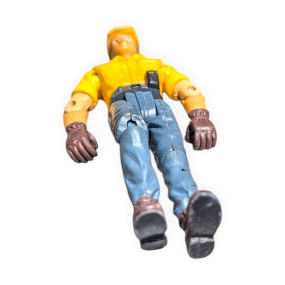 CAT Heavy Equipment Operator Action Figure 4" Construction Worker Good Condition - Picture 7 of 7